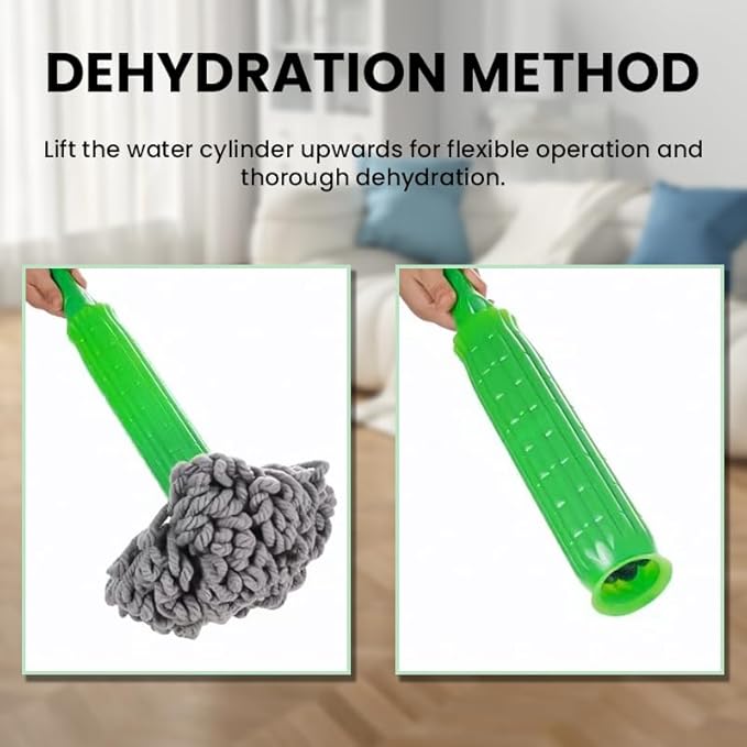 TwistPro™ Bend‑Free No‑Touch Mop