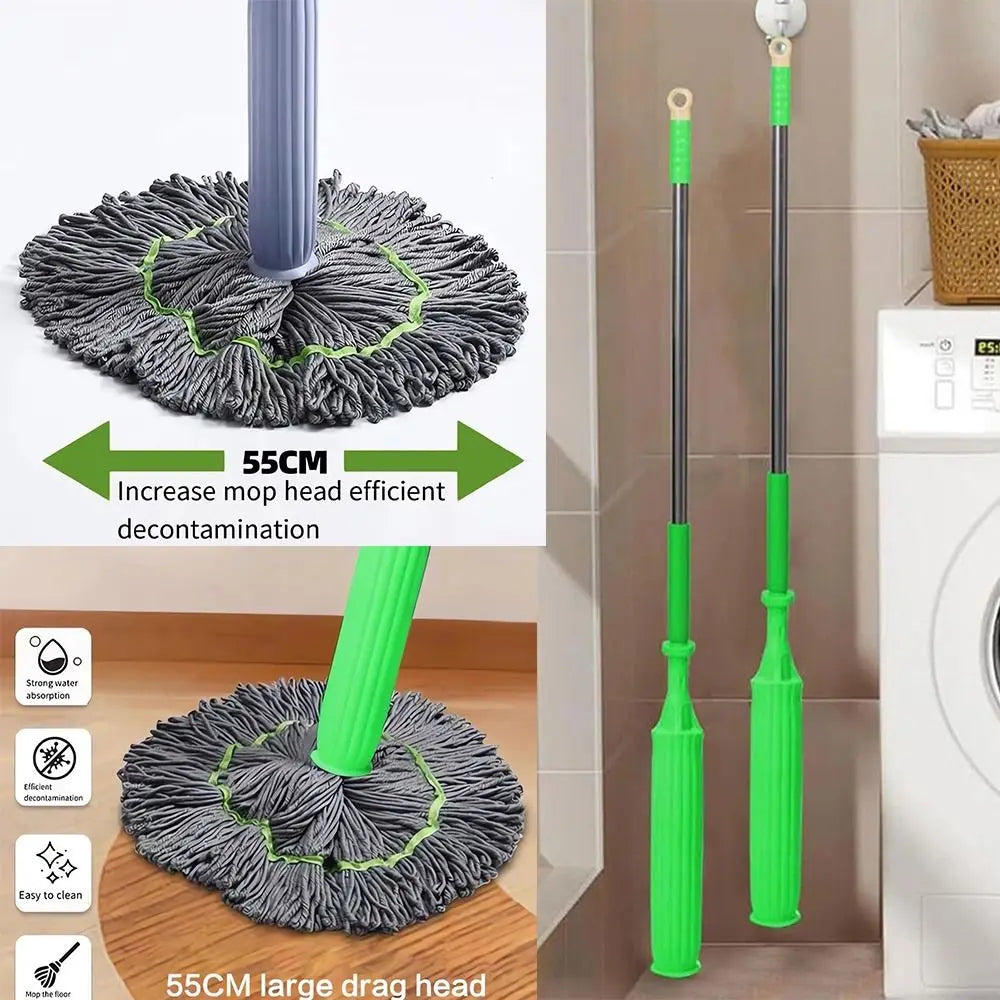TwistPro™ Bend‑Free No‑Touch Mop
