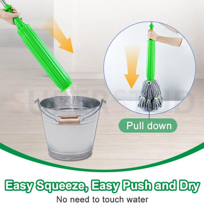 TwistPro™ Bend‑Free No‑Touch Mop