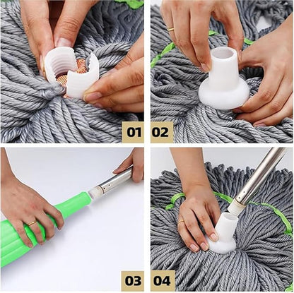 TwistPro™ Bend‑Free No‑Touch Mop