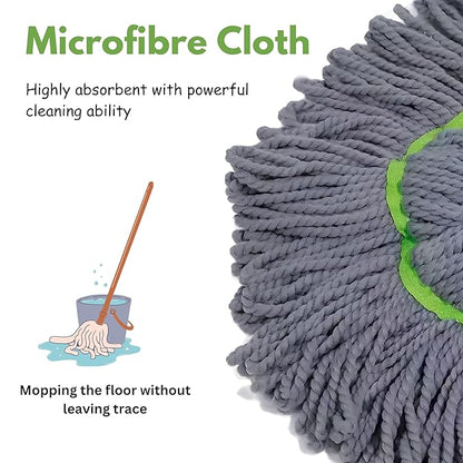 TwistPro™ Bend‑Free No‑Touch Mop